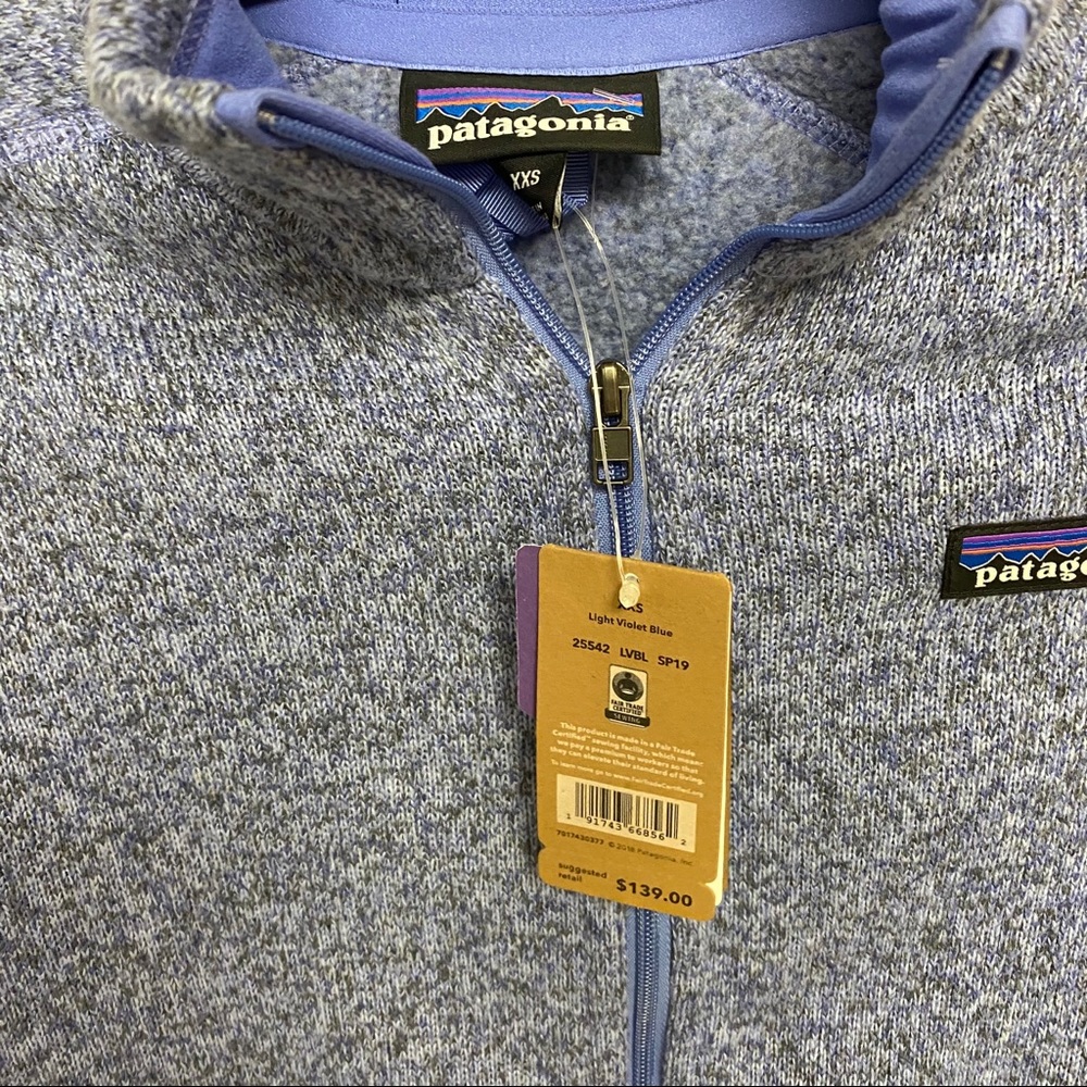 Patagonia Better Sweater Fleece Jacket Light Blue - Picture 3 of 6